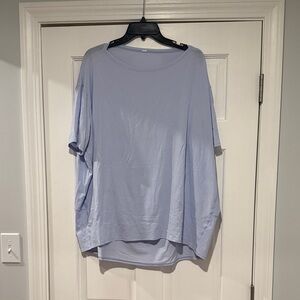 lululemon athletica Light Purple Short Sleeve Top